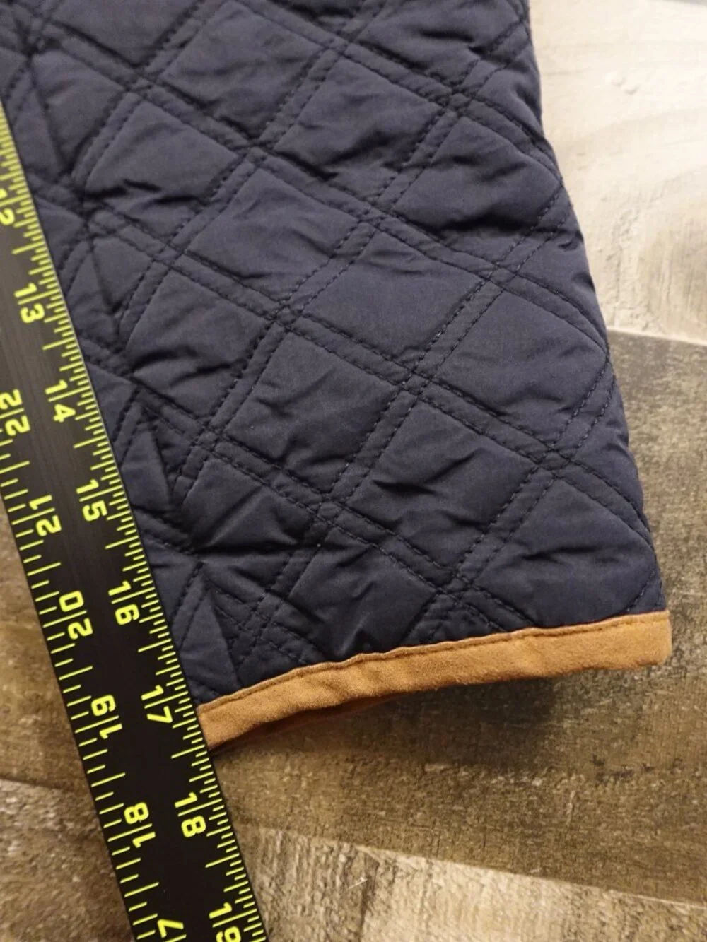 Orvis Quilted Hooded Jacket Women’s Large Navy Insulated Outdoor - Picture 6 of 13